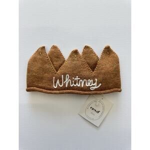 Oeuf NYC Baby Kids Gold Crown Luxurious Baby Alpaca Garment 3-6 NWT